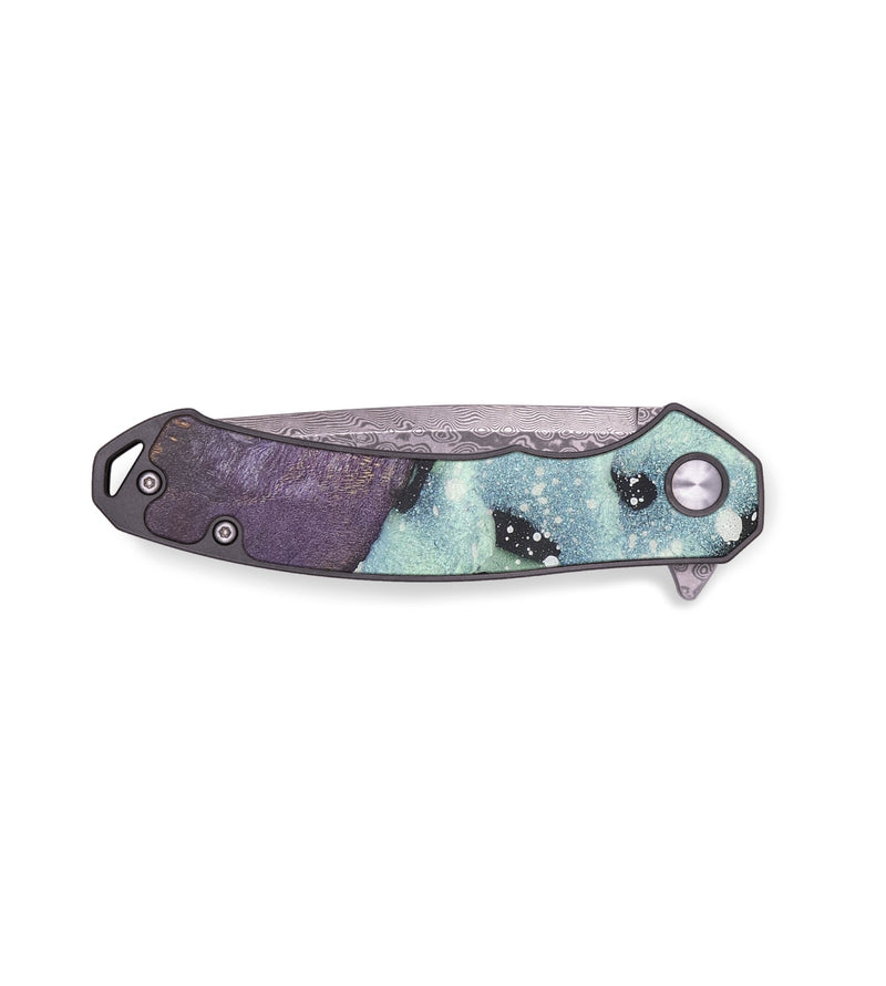 EDC Wood+Resin Pocket Knife - Dawson (Cosmos, 658490)