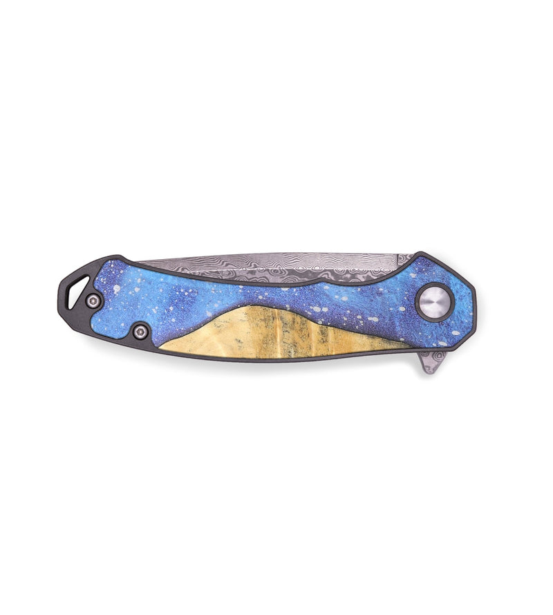 EDC Wood+Resin Pocket Knife - Angeline (Cosmos, 658492)