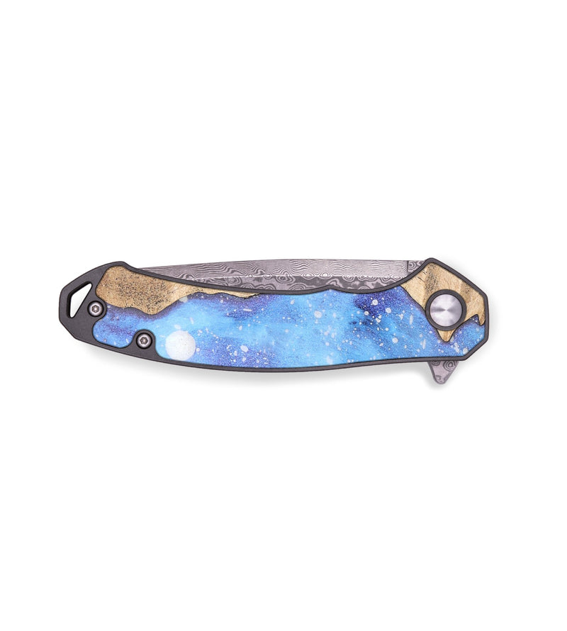 EDC Wood+Resin Pocket Knife - Olive (Cosmos, 658493)
