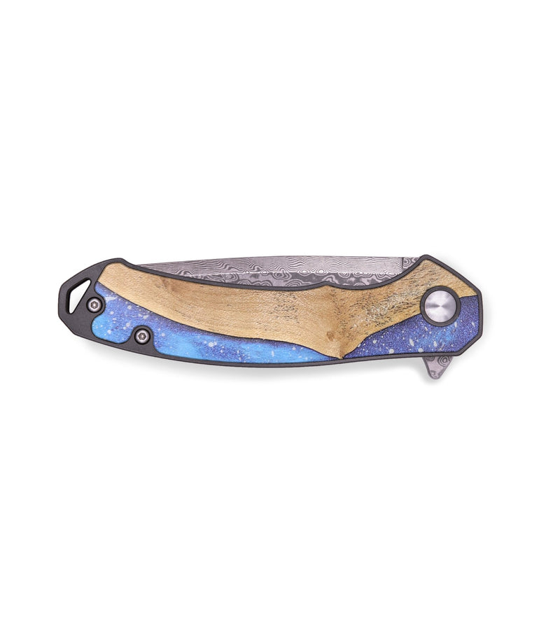 EDC Wood+Resin Pocket Knife - Shelly (Cosmos, 658494)