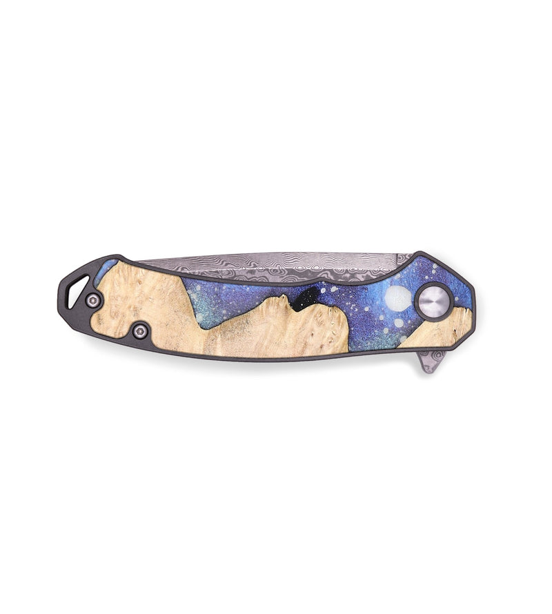 EDC Wood+Resin Pocket Knife - Mike (Cosmos, 658499)