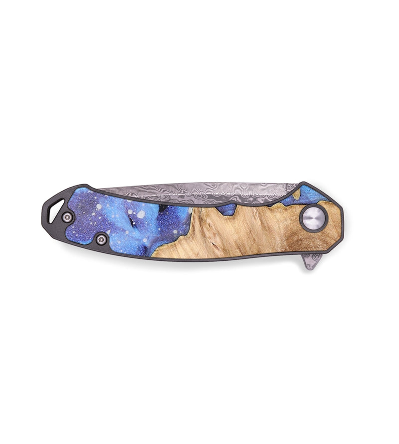 EDC Wood+Resin Pocket Knife - Allyson (Cosmos, 658500)