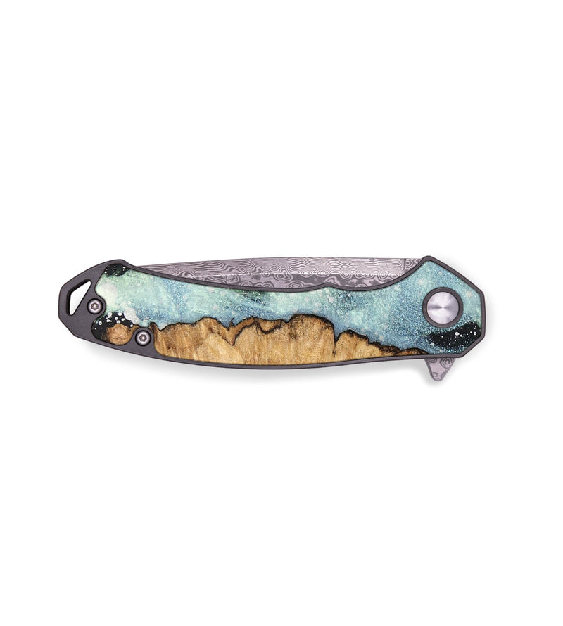 EDC Wood+Resin Pocket Knife - Bobby (Cosmos, 658507)