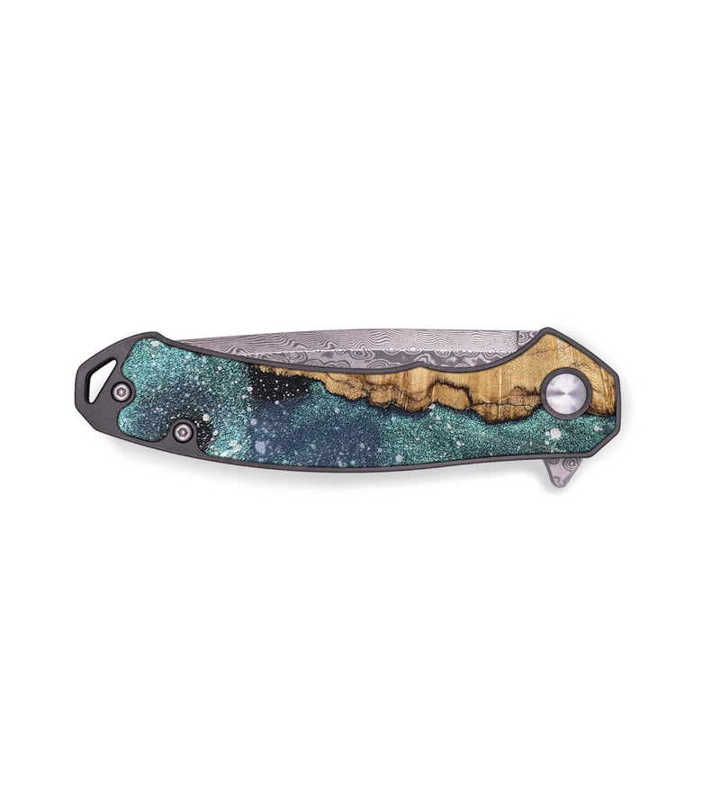 EDC Wood+Resin Pocket Knife - Serenity (Cosmos, 658509)