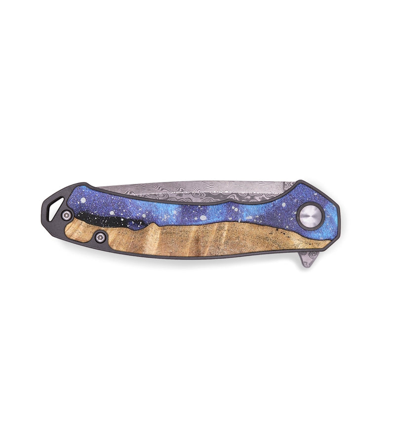 EDC Wood+Resin Pocket Knife - Richard (Cosmos, 658517)