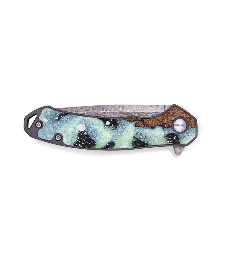 EDC Wood+Resin Pocket Knife - Chris (Cosmos, 658520)