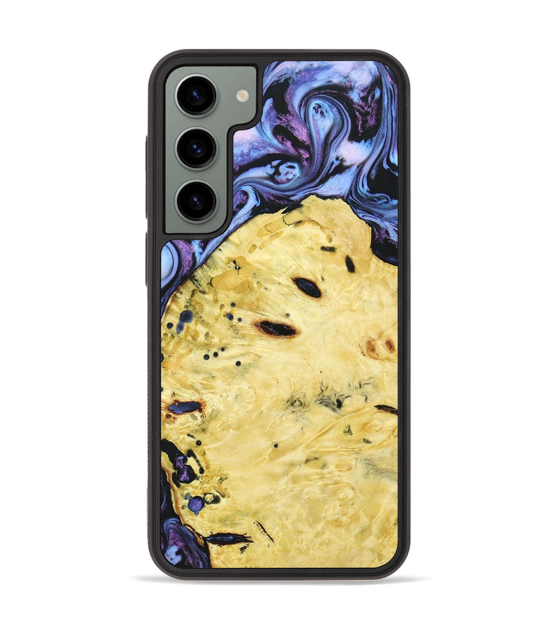 Galaxy S23 Plus Wood+Resin Phone Case - Chelsie (Purple, 658643)