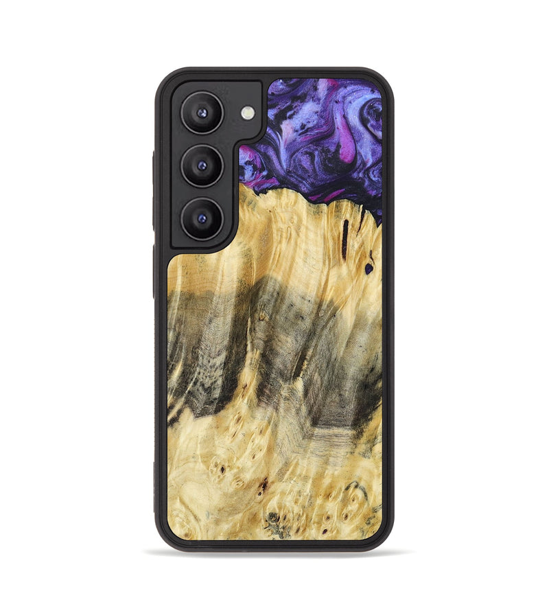 Galaxy S23 Wood+Resin Phone Case - Trenton (Purple, 658645)
