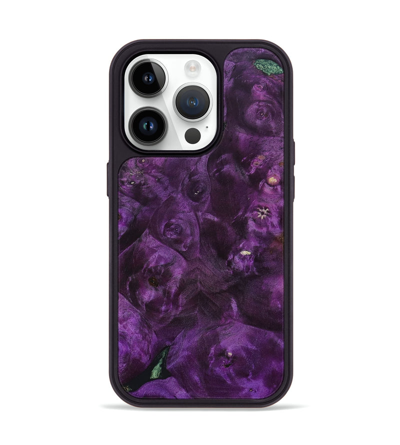 iPhone 15 Pro Wood+Resin Phone Case - Sandra (Wood Burl, 658658)