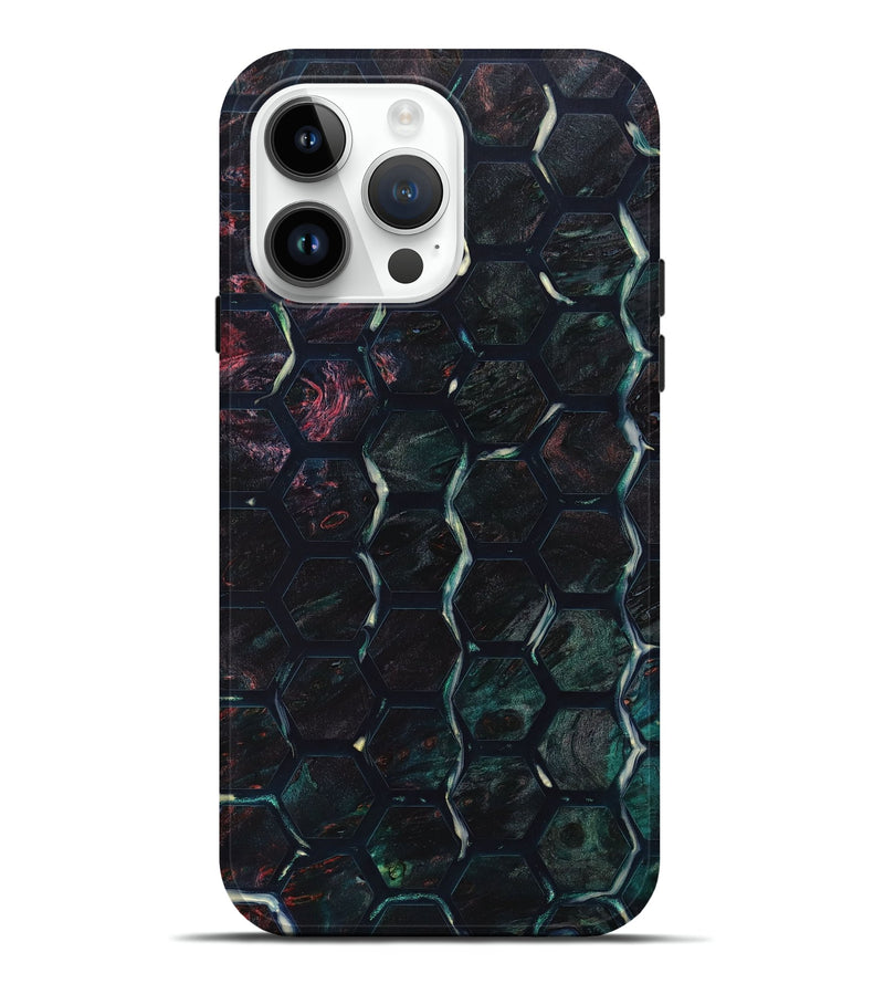 iPhone 15 Pro Max Wood+Resin Live Edge Phone Case - Eric (Pattern, 658721)