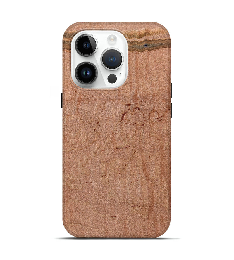 iPhone 15 Pro Wood+Resin Live Edge Phone Case - Jazmine (Wood Burl, 658728)