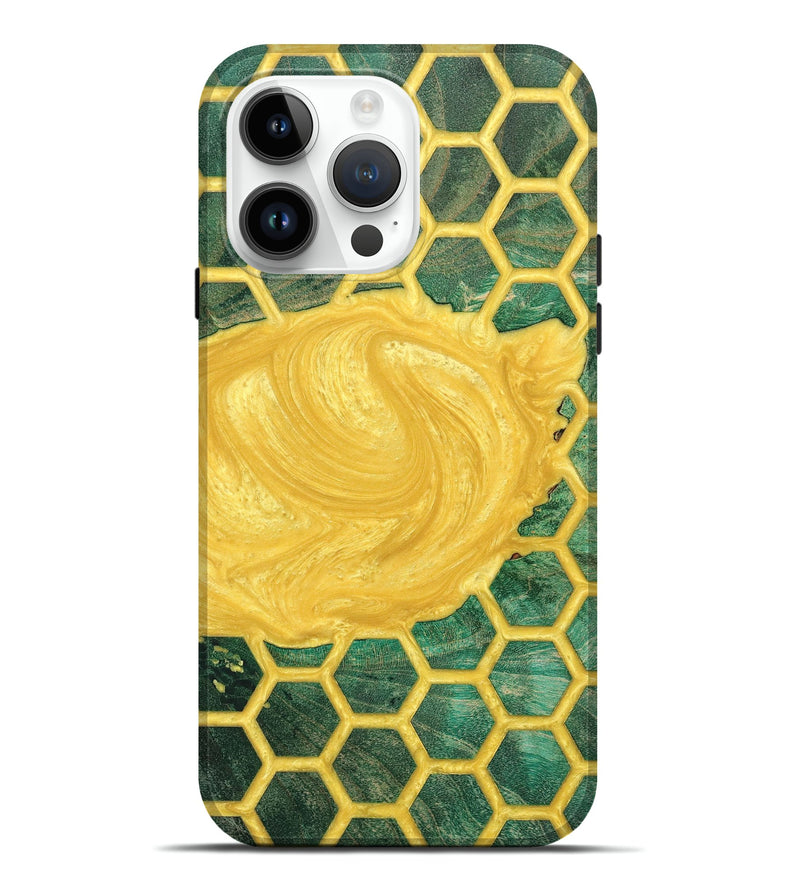 iPhone 15 Pro Max Wood+Resin Live Edge Phone Case - Matthew (Pattern, 658736)