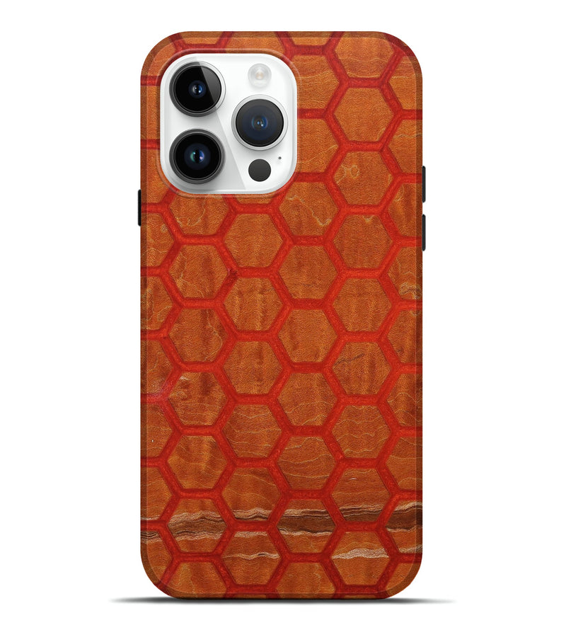 iPhone 15 Pro Max Wood+Resin Live Edge Phone Case - Christoph (Pattern, 658917)