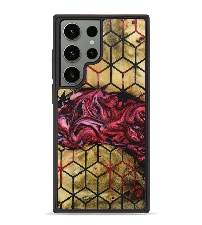 Galaxy S23 Ultra Wood+Resin Phone Case - Skyler (Pattern, 659121)