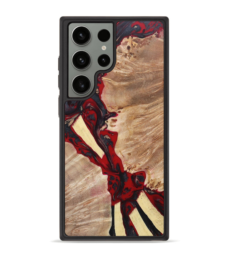 Galaxy S23 Ultra Wood+Resin Phone Case - Amelia (Mosaic, 659222)