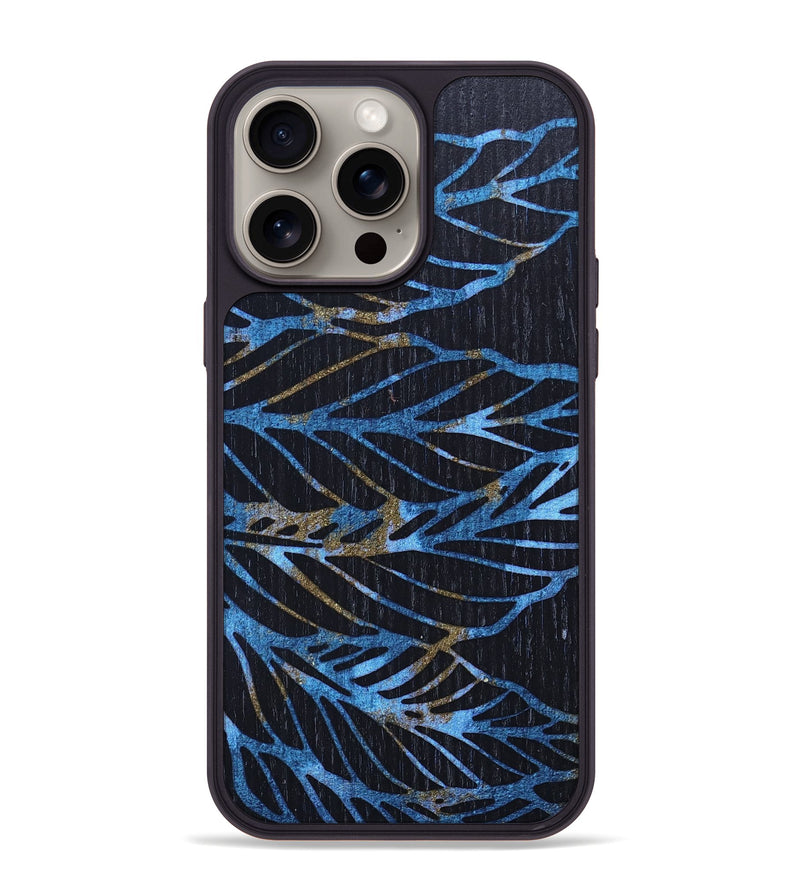 iPhone 15 Pro Max Wood+Resin Phone Case - Bryanna (Pattern, 659314)
