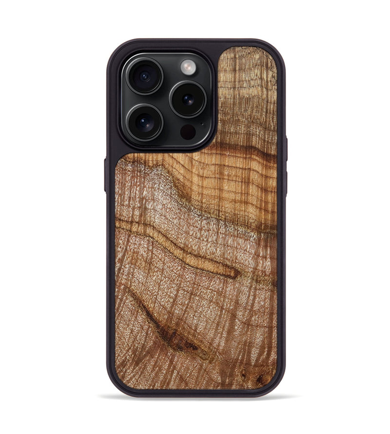 iPhone 15 Pro Burl Wood Phone Case - Joe (Wood Burl, 659381)