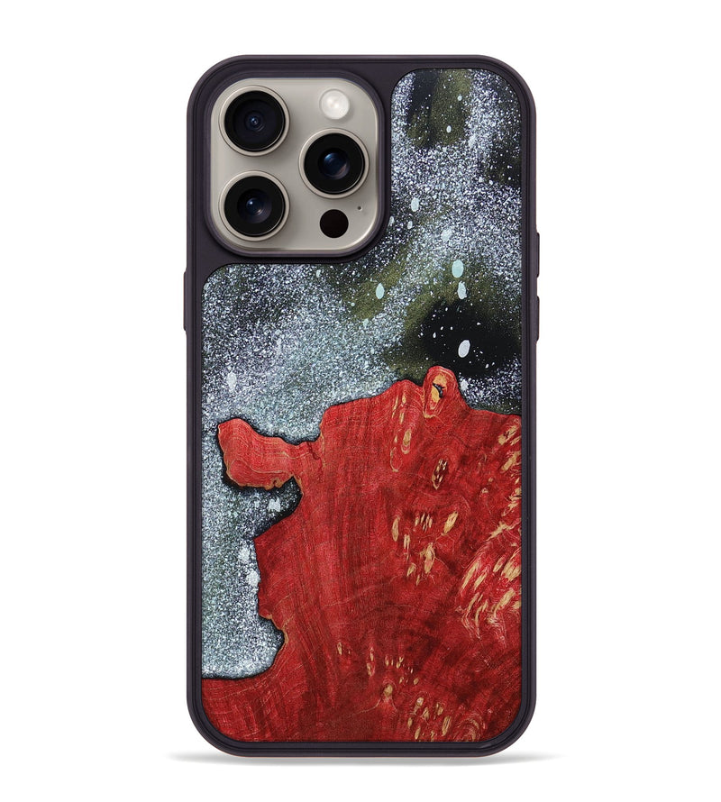 iPhone 15 Pro Max Wood+Resin Phone Case - Derrick (Cosmos, 659435)