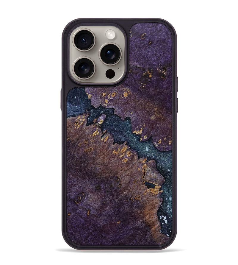 iPhone 15 Pro Max Wood+Resin Phone Case - Tanner (Cosmos, 659460)