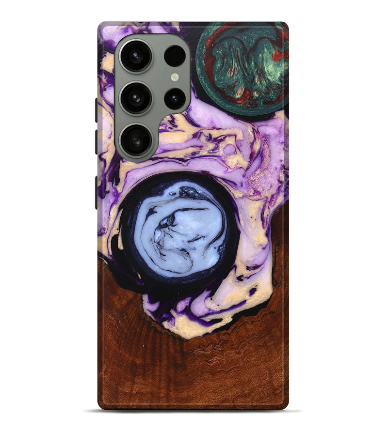 Galaxy S23 Ultra Wood+Resin Live Edge Phone Case - Ezekiel (Cosmos, 659485)