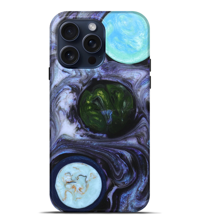 iPhone 15 Pro Max ResinArt Live Edge Phone Case - Garrett (Cosmos, 659487)