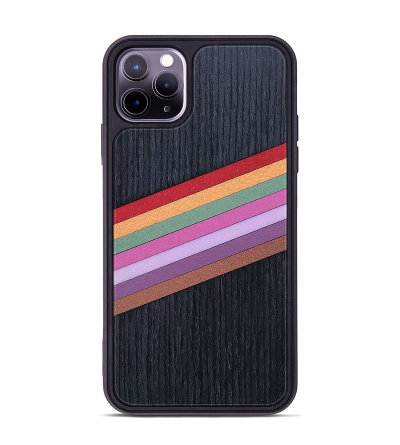iPhone 11 Pro Max Wood+Resin Phone Case - Nayeli (Retro, 659527)