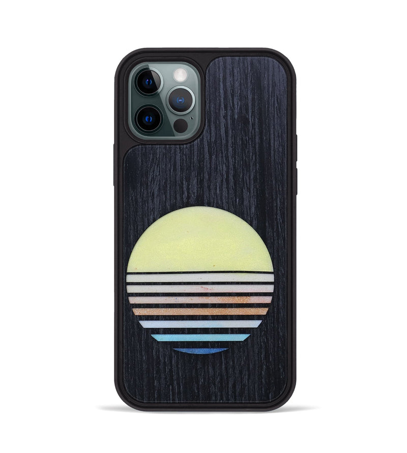 iPhone 12 Pro Wood+Resin Phone Case - Kate (Retro, 659529)