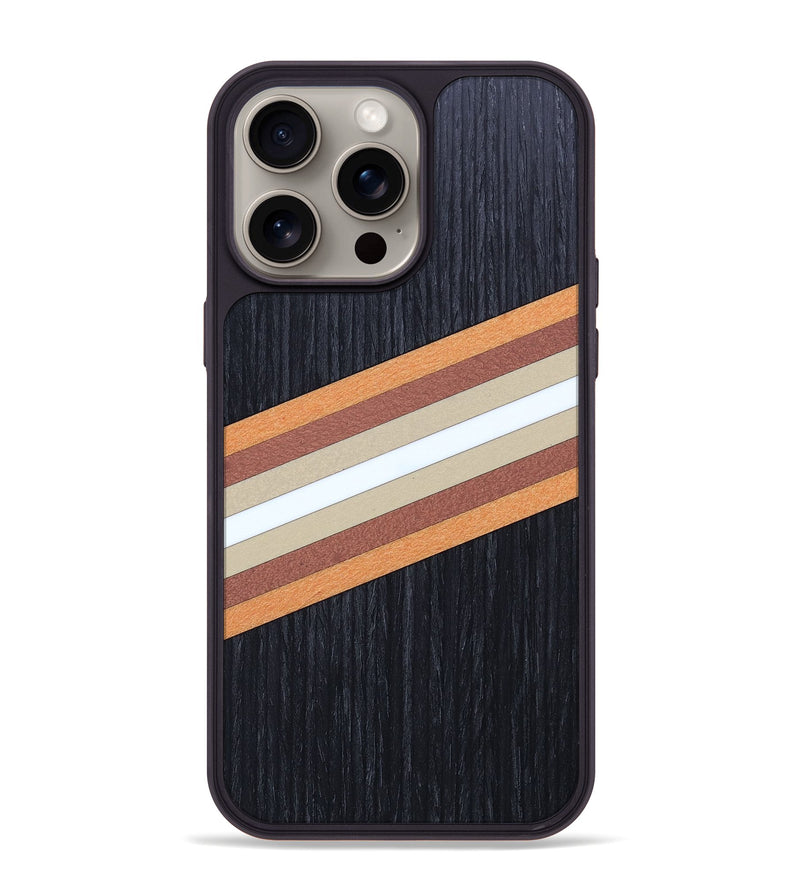 iPhone 15 Pro Max Wood+Resin Phone Case - Ophelia (Retro, 659539)