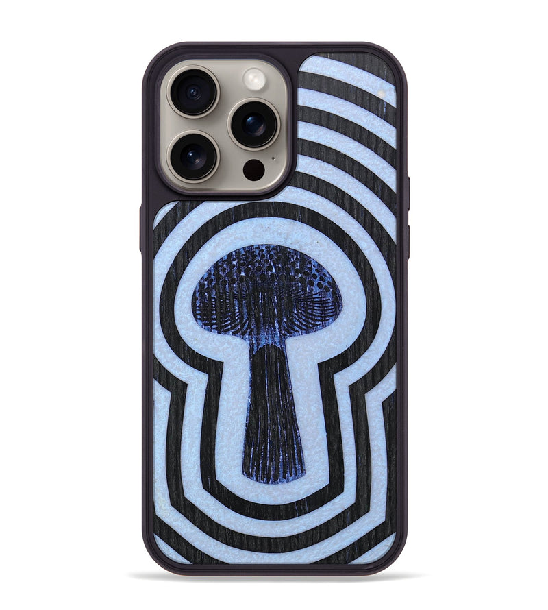 iPhone 15 Pro Max Wood+Resin Phone Case - Madisyn (Retro, 659541)