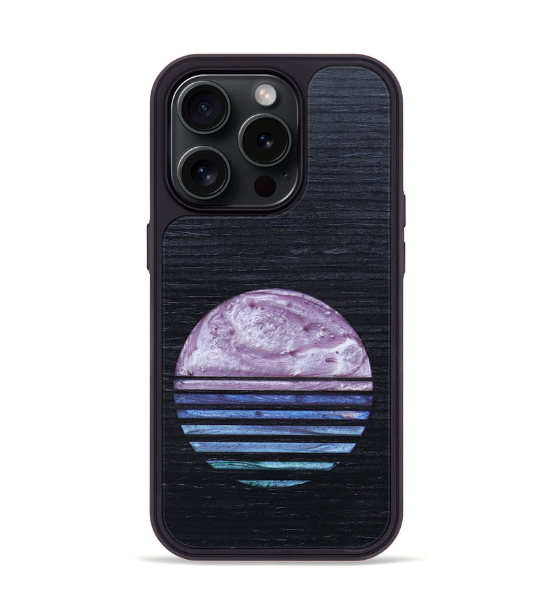 iPhone 15 Pro Wood+Resin Phone Case - Mabel (Retro, 659543)