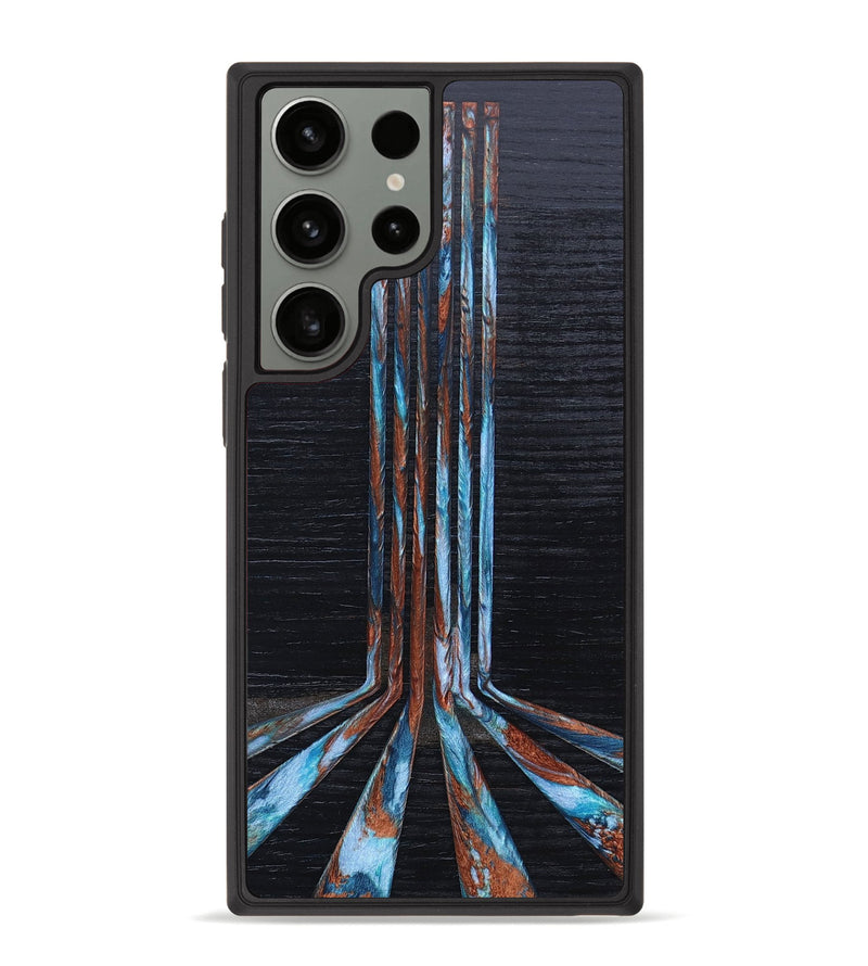 Galaxy S23 Ultra Wood+Resin Phone Case - Tyrone (Retro, 659550)