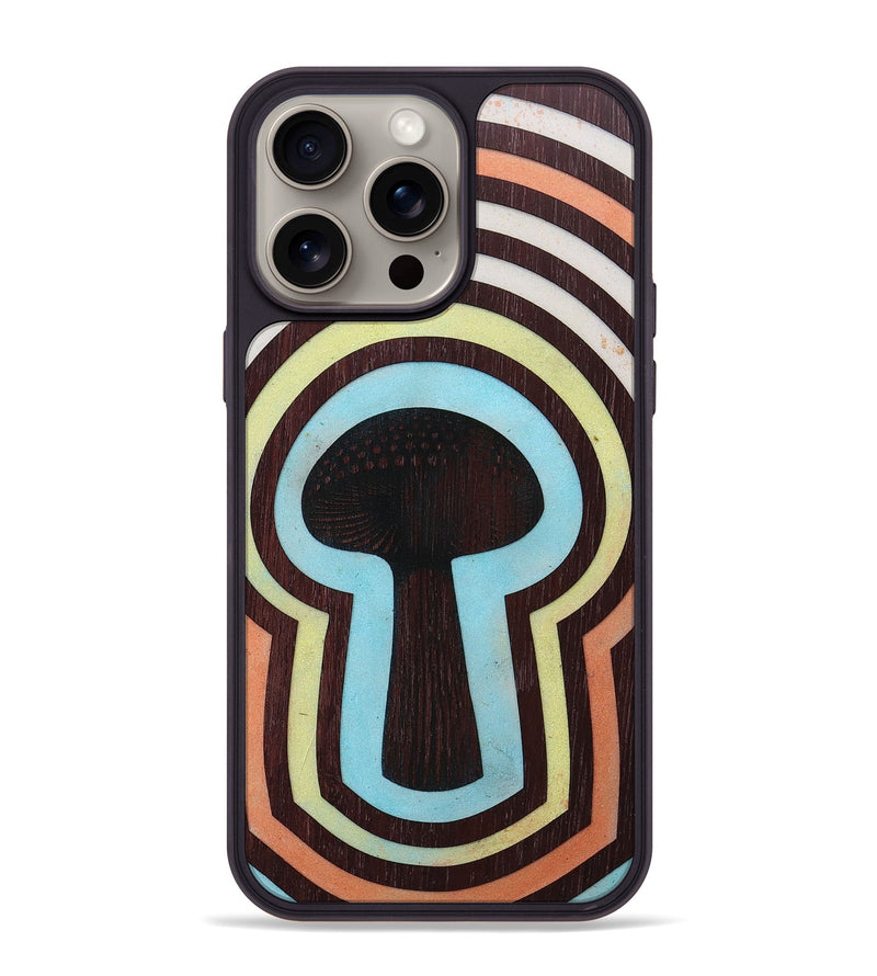 iPhone 15 Pro Max Wood+Resin Phone Case - Rodrigo (Retro, 659551)