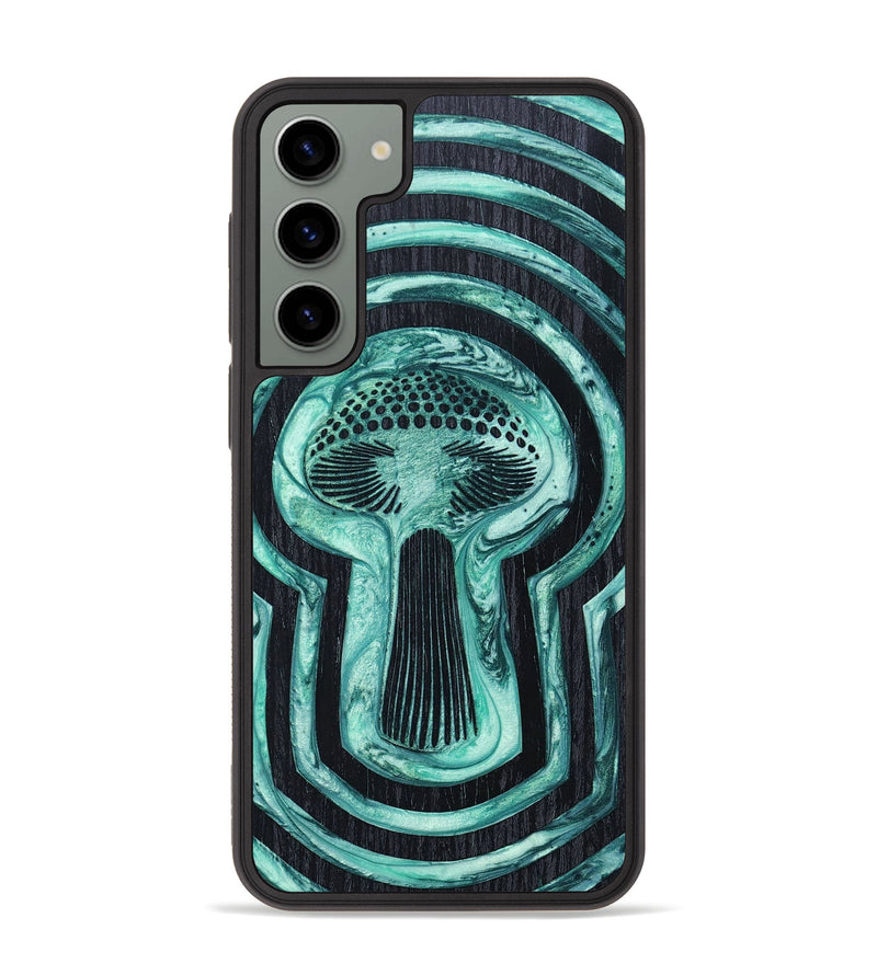 Galaxy S23 Plus Wood+Resin Phone Case - Ann (Retro, 659564)