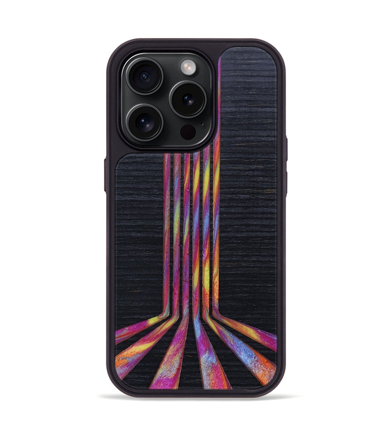 iPhone 15 Pro Wood+Resin Phone Case - Rylie (Retro, 659578)