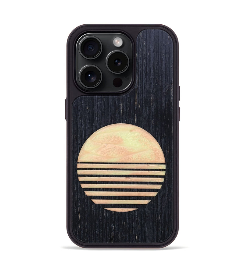 iPhone 15 Pro Wood+Resin Phone Case - Fred (Retro, 659580)