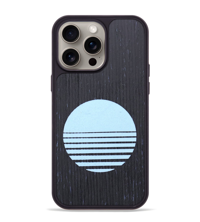 iPhone 15 Pro Max Wood+Resin Phone Case - Tommy (Retro, 659585)
