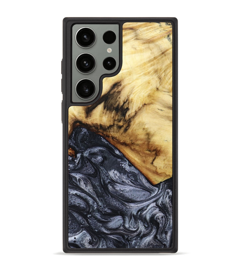 Galaxy S23 Ultra Wood+Resin Phone Case - Cade (Gunmetal, 659611)