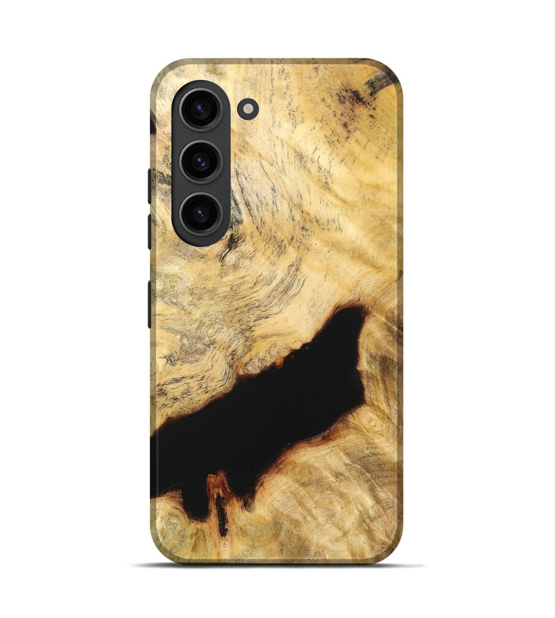 Galaxy S23 Wood+Resin Live Edge Phone Case - Rowan (Wood Burl, 659687)