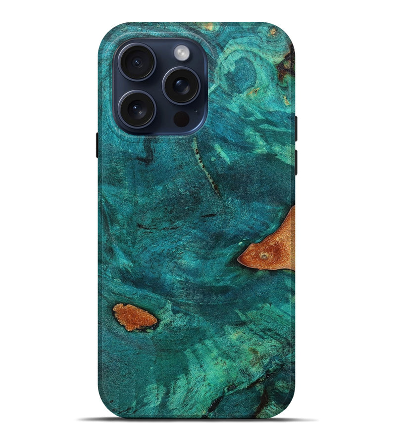 iPhone 15 Pro Max Burl Wood Live Edge Phone Case - Madeline (Wood Burl, 659717)