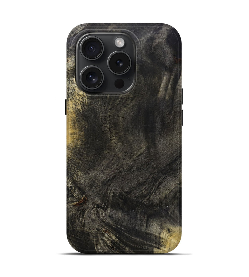 iPhone 15 Pro Burl Wood Live Edge Phone Case - Marquis (Wood Burl, 659718)