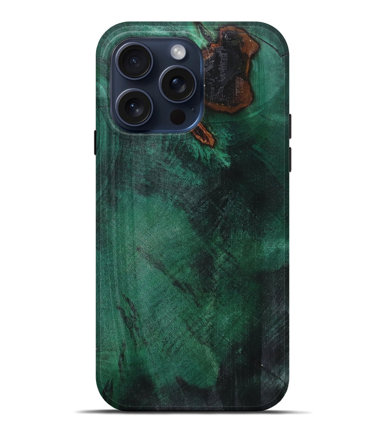 iPhone 15 Pro Max Burl Wood Live Edge Phone Case - Savanna (Wood Burl, 659719)
