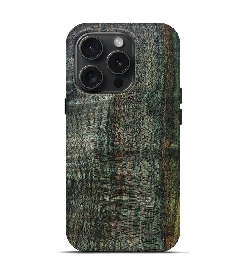 iPhone 15 Pro Burl Wood Live Edge Phone Case - Shayla (Wood Burl, 659720)