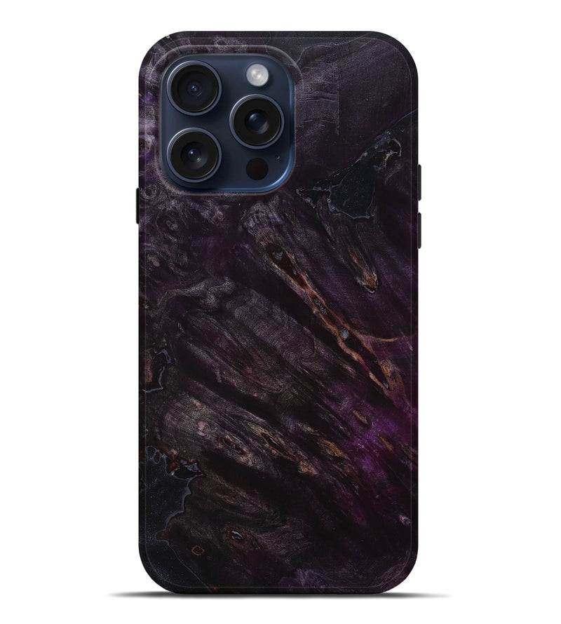 iPhone 15 Pro Max Burl Wood Live Edge Phone Case - Cierra (Wood Burl, 659722)