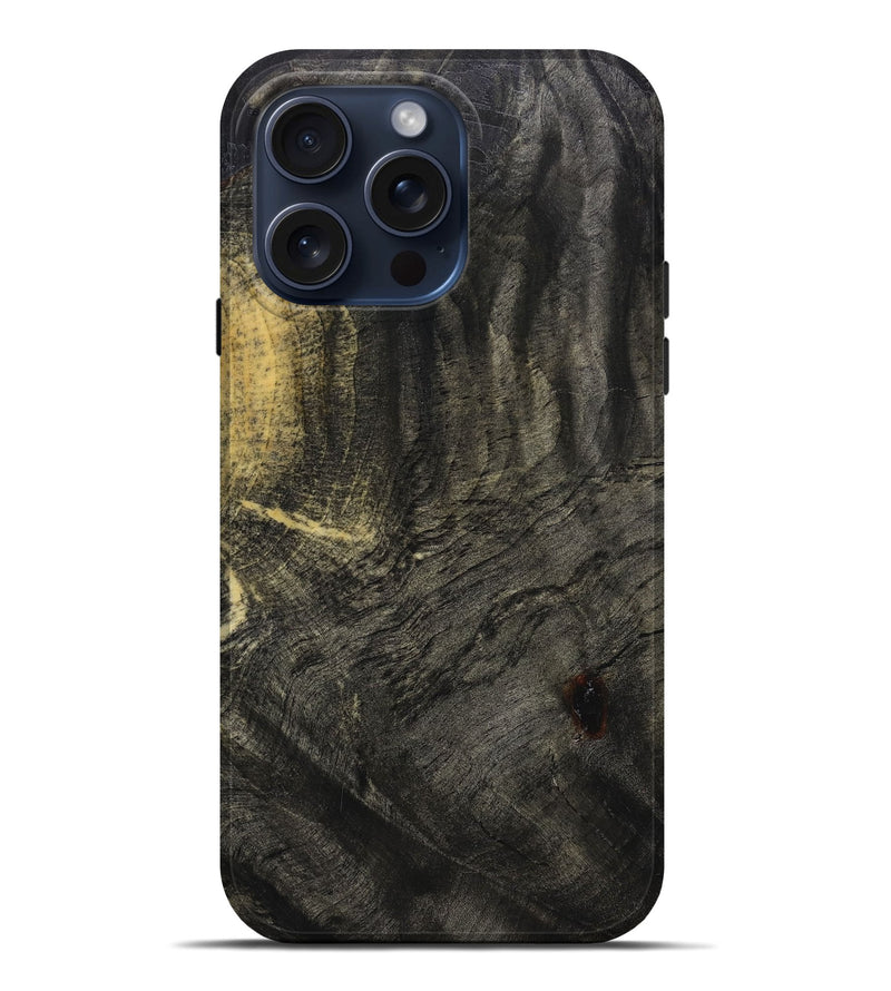 iPhone 15 Pro Max Burl Wood Live Edge Phone Case - Sean (Wood Burl, 659727)