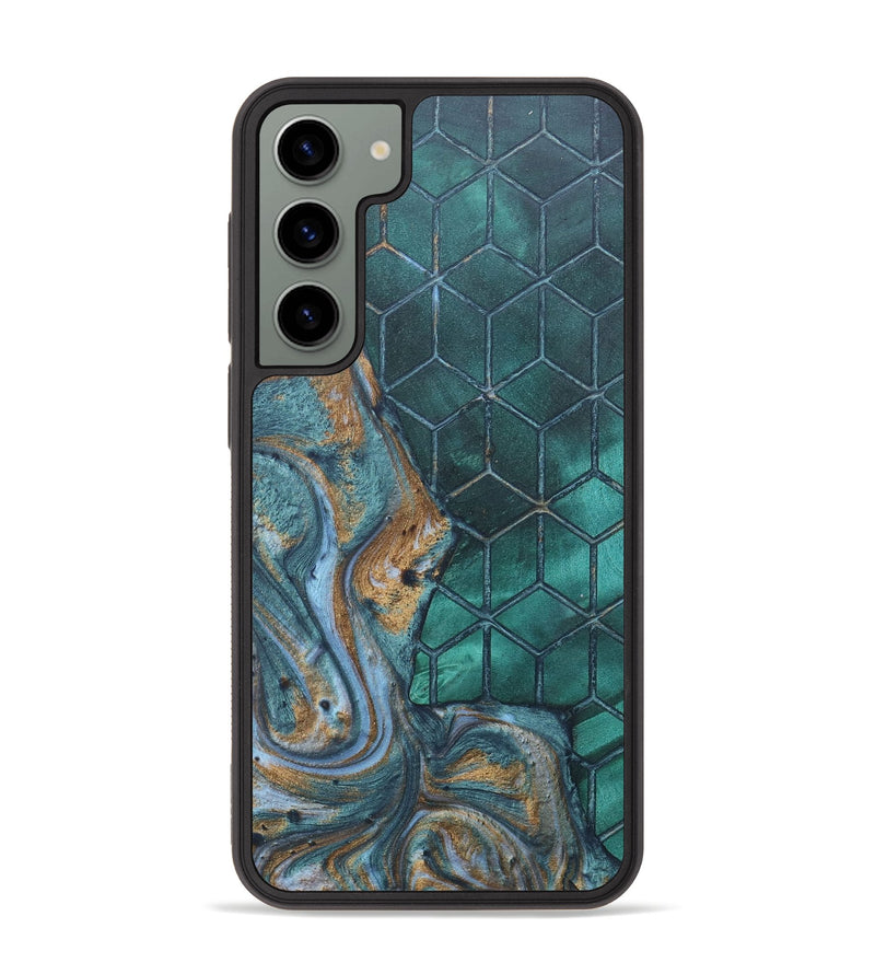 Galaxy S23 Plus Wood+Resin Phone Case - Lottie (Pattern, 659827)