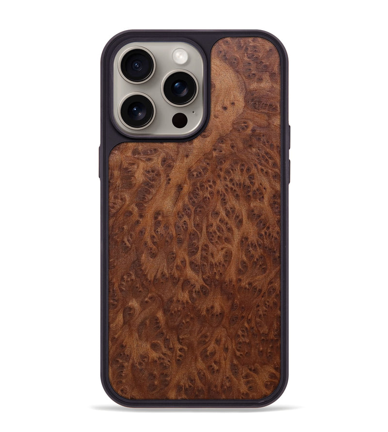 iPhone 15 Pro Max Burl Wood Phone Case - Josue (Wood Burl, 659966)