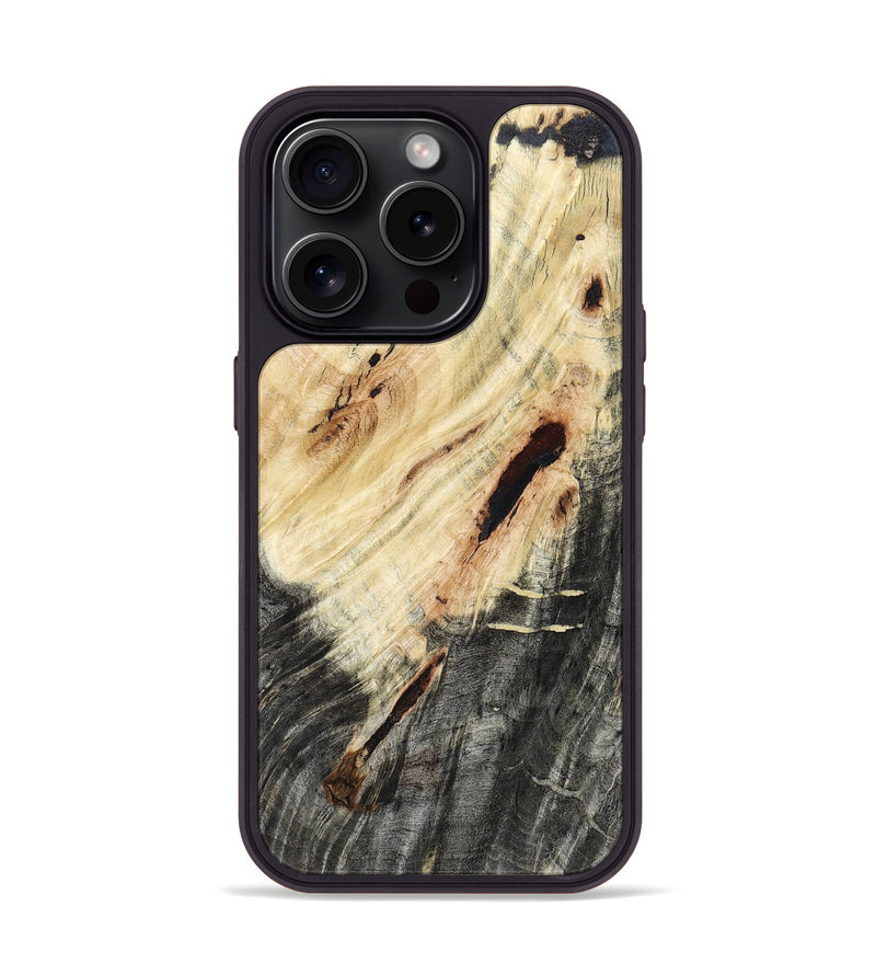 iPhone 15 Pro Burl Wood Phone Case - Annika (Wood Burl, 659973)