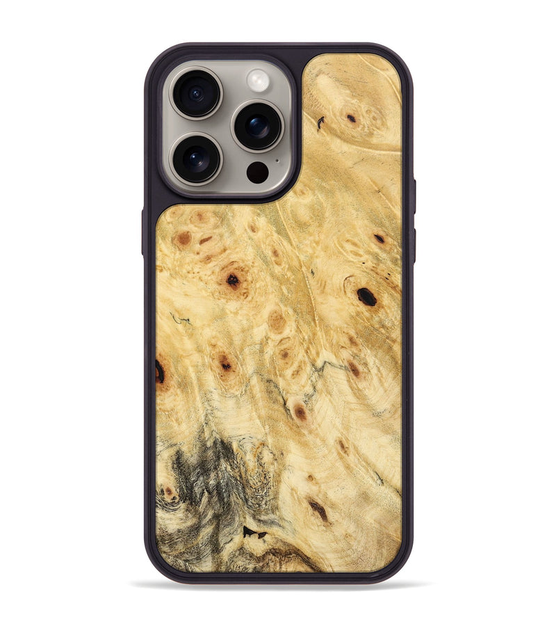 iPhone 15 Pro Max Burl Wood Phone Case - Amanda (Wood Burl, 659978)