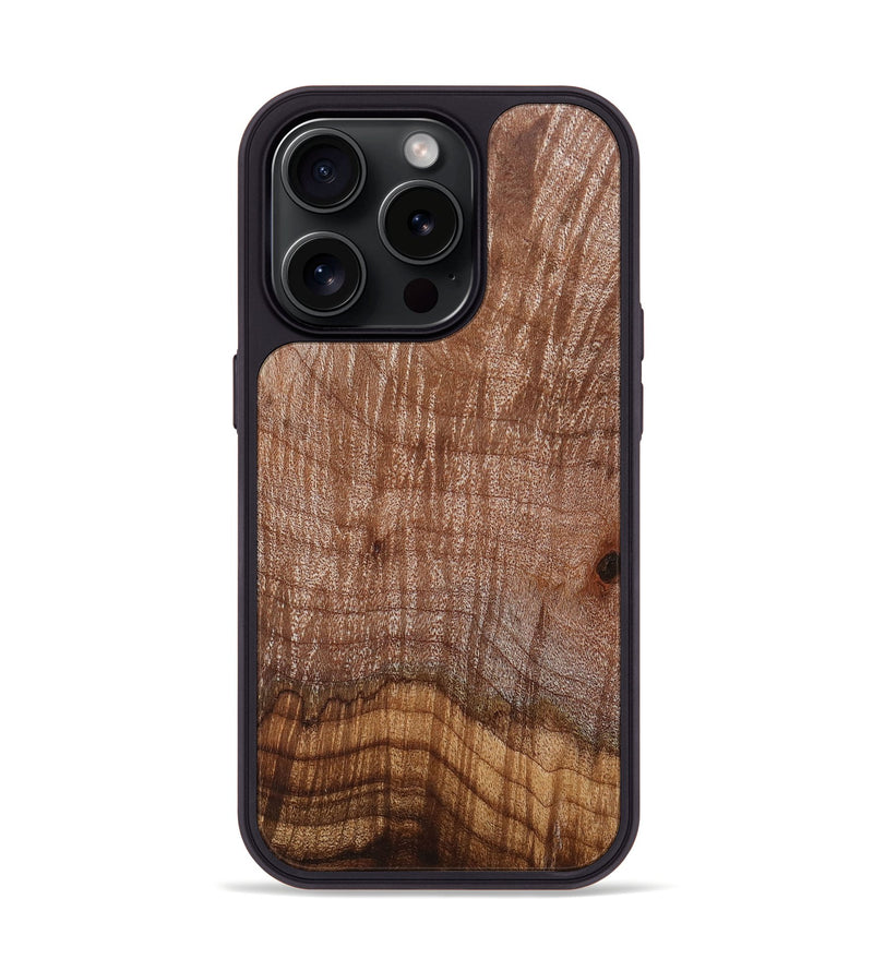 iPhone 15 Pro Burl Wood Phone Case - Irma (Wood Burl, 659980)