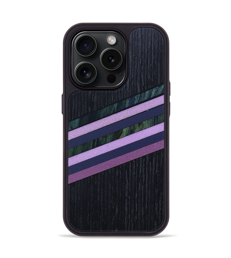 iPhone 15 Pro Wood+Resin Phone Case - Ramon (Retro, 659991)